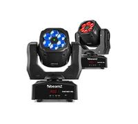 Lyres Motorisées BeamZ Panther 80L - Pack de 2 - Bee Eye Gobo Laser 2x 6x 12W RGBW