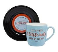 Lyrical mug l&m pack mug et soucoupe - friends - bleu ciel noir thumbsup 1001704 Noir G