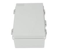 lyrlody Boîte de Jonction électrique ABS étanche, Boîte de Jonction IP67 200 X 300 X 130 Mm avec Plaque de Montage de Loquet en Acier Inoxydable 304 pour Projets de Contrôle Extérieurs