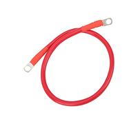 lyrlody Fil de Terre 4AWG 25mm² 150A 23,6in Cuivre Étamé Câble Batterie | Cuivre étamé, élastomère de Résine, Câble de Batterie, Utilisation Borne Négative, Porte-fusible Compatible Onduleur