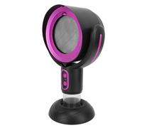 lyrlody Hotte Portative de Table, Ventilateur de Cuisine Rechargeable USB, 3000mAh, 2 Vitesses, Filtre Amovible Lavable, Bac à Huile, pour BBQ Intérieur, Hot Pot, Camping-car, Appartement (Violette