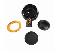 lyrlody Hotte Portative de Table, Ventilateur de Cuisine Rechargeable USB, 3000mAh, 2 Vitesses, Filtre Amovible Lavable, Bac à Huile, pour BBQ Intérieur, Hot Pot, Camping-car, Appartement (Couleur