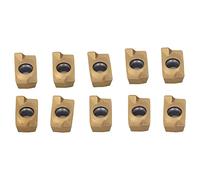 lyrlody Inserts de Tournage Inserts de Fraisage CNC en Carbure 10 Pièces Type de Clip de Machine Revêtement Fin Taille Standard pour Fraiseuse de Tour Traitement du Bois Évacuation Rapide des