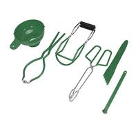 lyrlody Kit de Mise en Conserve, Ensemble d'outils de Mise en Conserve en Silicone, en Acier Inoxydable et en Aluminium, 6 Pièces avec Pinces à Entonnoir pour Lève-Bocal, Lève-couvercle Magnétique