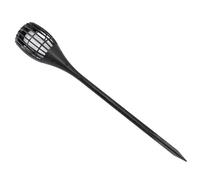 lyrlody Lampes Torches Solaires, Lampes Solaires de Jardin en ABS avec Flamme Vacillante de 96 LED, étanche IP65, Marche/arrêt Automatique, Batterie 2200 MAh, pour Allée, Pelouse, Patio, Cour, Camping