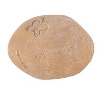 lyrlody Pierre Commémorative pour Animaux de Compagnie en Résine, Pierre de Jardin Commémorative pour Animaux de Compagnie, 4,3 X 3, X 2,1 Pouces, Marqueur Funéraire imprimé Papillon, Affichage