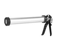 LYRLODY Pistolet à Calfeutrer 600ml Aluminium/Silicone avec 10 buses pour Outil à Cartouche Professionnel - Kit Complet de Colmatage Mural et Fenêtre