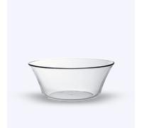 Lys - Saladier en verre transparent de Table 23 cm
