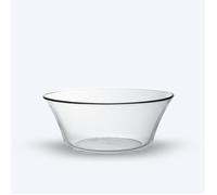 Lys - Saladier en verre transparent de Table 23 cm