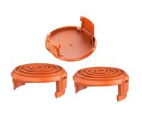 Lyshujli Lot de 3 capuchons de bobine de rechange WA0007 50019417 Capuchons couvercles de bobines de rechange pour désherbeur, 50022833 Capuchon de bobine compatible avec Worx WA0007, WG119, WG124