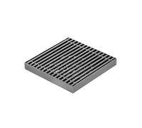 LYVQZPWLR Couvercle d'eau en Acier Inoxydable, Couvercle de vidange épais en Acier Inoxydable 304, Grand déplacement, Drain de Sol dans la Salle de Bain(15x15cm Q)