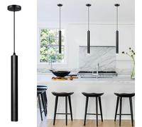Lywins 12w 3000k Dia 5CM L40CM Tube LED COB Pendentif Moderne Lumières Spot Light Downlight Lampe Suspendue pour Cuisine Île Salle À Manger Bar Comptoir Boutique