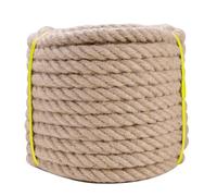 LZ.MZXU Corde de Jute 12mm x 20M Ficelle Jute Naturel Ficelles de Jardin Corde Corde Chanvre pour l'artisanat Jardinage Décoration Créatifs DIY l'emballage Cadeau