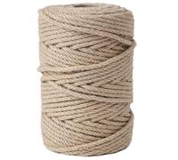 LZ.MZXU Corde de Jute 8mm x 10M Ficelle Jute Naturel Ficelles de Jardin Corde Corde Chanvre pour l'artisanat Jardinage Décoration Créatifs DIY l'emballage Cadeau