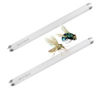 LZD 2 Pack T8 F10W G13 Tube de Rechange pour Tue Mouche Electrique, Ampoule UV 34,5 cm pour 20W Tueur de Moustique,Lampe Tue Mouche