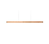 LZF Lamps I-Line Long Suspension Pendelleuchte, cerisier naturel / canopy blanc mat