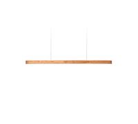 LZF Lamps I-Line Short Suspension Pendelleuchte, cerisier naturel / canopy blanc mat