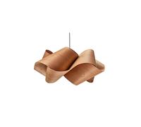LZF Lamps Swirl Small Suspension Pendelleuchte, cerisier, canopy blanc