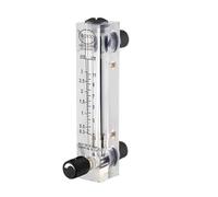 LZM-15ZT 1/4 "BSP femelle panneau flotteur débitmètre liquide débitmètre d'air rotamètre avec vanne de commande(1-10Nm3 PH)