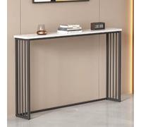 LZMZMQ Meuble Derriere canapé Décorations pour Table Console Fine De Salon, Tables D'appoint d'une Profondeur De 20 Cm, Étagère Intérieure À Deux Niveaux(B,90x20x80cm/35.4x8x31.5)