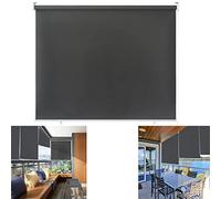 LZQ Rouleau occultant Rouleau Thermorouleau Rouleau extérieur Store vertical, protection UV et protection contre le vent imperméable (Anthracite, 140x140 CM)