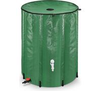 LZQ Tonneau d'eau de pluie Réservoir d'eau de pluie Tonneau d'eau de pluie Réservoir d'eau - 500L - avec robinet Réservoir pliable