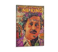 LZTEN Poster Pablo Escobar Narco Gangster Mob Mafia Pablo Escobar Pop Art Graffiti Art Décoration murale Art de rue Œuvre d'art contemporain Toile Ro