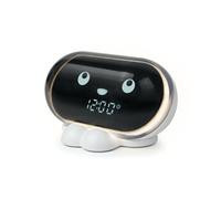 Muse M-16 Kids Radio-réveil avec écran de 0,5" LED Dimmer. Expression faciale pour Mode Sommeil/Repos. Réveil progressif.