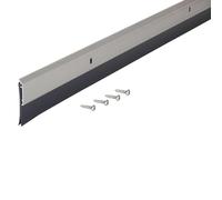 M-D 48996 Balai de porte robuste en aluminium et vinyle Nickel satiné 91,4 cm