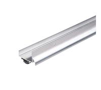 M-D Building Products 06114 36 in. Silver Aluminum U-Shape Screw-on Under Door Seal Bas de Porte en Forme de U avec Bouchon Anti-Goutte, Aluminium, 1-3/8 Thick