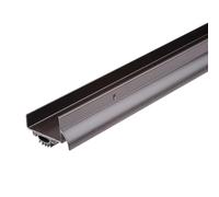 M-D Building Products 69554 DB003 Bas de porte en forme de U avec bouchon anti-goutte Bronze 3,5 x 91,4 cm