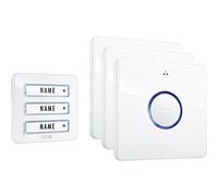 Set complet pour Sonnette sans fil m-e modern-electronics 41097 200 m blanc