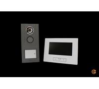 m-e modern-electronics VISTUS VD ALU-6710 A Interphone-portier vidéo filaire Anthracite (41175)