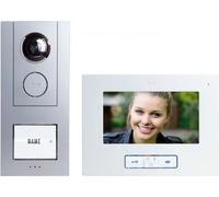 m-e modern-electronics VISTUS VD ALU-6710 S Interphone-portier vidéo filaire argent (41174)