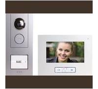 m-e modern-electronics VISTUS VD ALU-6710 S Interphone-portier vidéo filaire argent (41174)