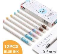 M & G 6/12 Pcs/Lot Mignon Stylo Effaçable Ensemble 0.5mm Stylos Effaçables Avec Gommes Encre Gel Écrit Efface Recharge Kawaii Papeterie Pour L'école