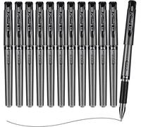 M&G ExpertGel Lot de 12 stylos gel à encre noire, pointe moyenne 0,7 mm et séchage rapide