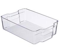 M-Home | Range-frigo Casier | Plastique Alimentaire | Transparent | 31,5 x 21,5 x 9 cm / 6 L | MY FRIDGE | PLS274