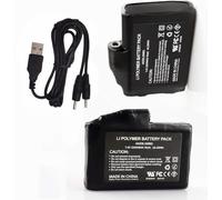 M Jiuyunmu Batteries rechargeables Li-polymère 7,4 V 2200 mAh/3500 mAh/5000 mAh pour batteries chauffantes, gants, mitaines, chaussettes chauffantes (2200 mAh)