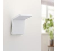 M Ledme - Applique murale d'intérieur LED Double White 10W, projecteur LED d'intérieur à lumière chaude 3000K, angle d'éclairage 90°, applique murale blanche décorative et moderne 800lm.