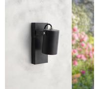 M Ledme - Applique murale extérieure série Urban - Étanche IP44, douille GU10, applique noire pour jardin, terrasse ou entrée (ampoule non incluse)