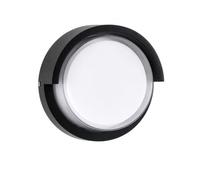 M Ledme - Applique murale LED dynamique 12W, température de couleur variable 3000K-6000K, blanc froid à chaud CCT, étanche IP65, lampe moderne pour jardin, terrasse, patio et entrée