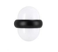M Ledme - Applique murale LED Globe 10W, blanc chaud 3000K, 920 lm, angle d'éclairage de 180 °, étanche IP54, idéale pour l'éclairage extérieur de jardin, terrasse, patio ou façade