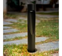 M Ledme - Balise LED Andru noir 10W, 1000 lumens, lumière chaude à froide réglable, CCT, étanche IP65, 80 cm, pour jardin, terrasse, entrées et patios.