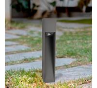 M Ledme - Balise LED Cora Plus gris 10W, 1000 lumens, lumière chaude à froide réglable, CCT, étanche IP65, 80 cm, pour jardin, terrasse, entrées et patios, Grey