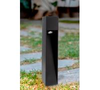 M Ledme - Balise LED Cora Plus noir 10W, 1000 lumens, lumière chaude à froide réglable, CCT, étanche IP65, 80 cm, pour jardin, terrasse, entrées et patios.