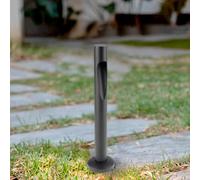 M Ledme - Balise LED Neko Grey 10W, 1000 lumens, lumière réglable du chaud au froid (CCT), étanche IP65, 60 cm, pour jardin, terrasse, entrées et patios.
