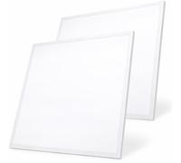 M Ledme - Lot de 2 panneaux LED 60x60 cm 42W, blanc froid 6000K, 4200 lumens, driver inclus, encastrables, idéaux pour les bureaux. Installation facile. LM5314.