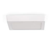 M Ledme - Plafonnier carré Slim Series, 12 W, 1 200 lm, lumière froide (6 000 K). Plafonnier d'intérieur IP20. Idéal pour cuisine, chambre, salle de bain. Installation facile, LM5250.