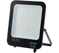 M Ledme - Projecteur Led Napoli 200W, 24000 lumens, IP65 Dimmable, Lumière chaude (3000k). Utilisation pour jardin, patios, parking, hôtel, hangars etc.